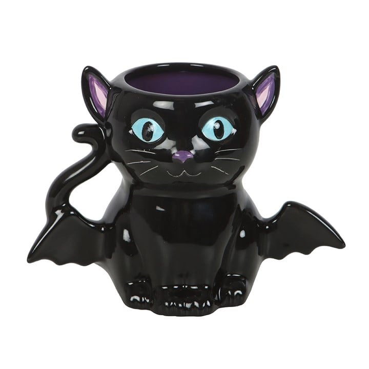 Creepy Bat Cat Tasse, 3D